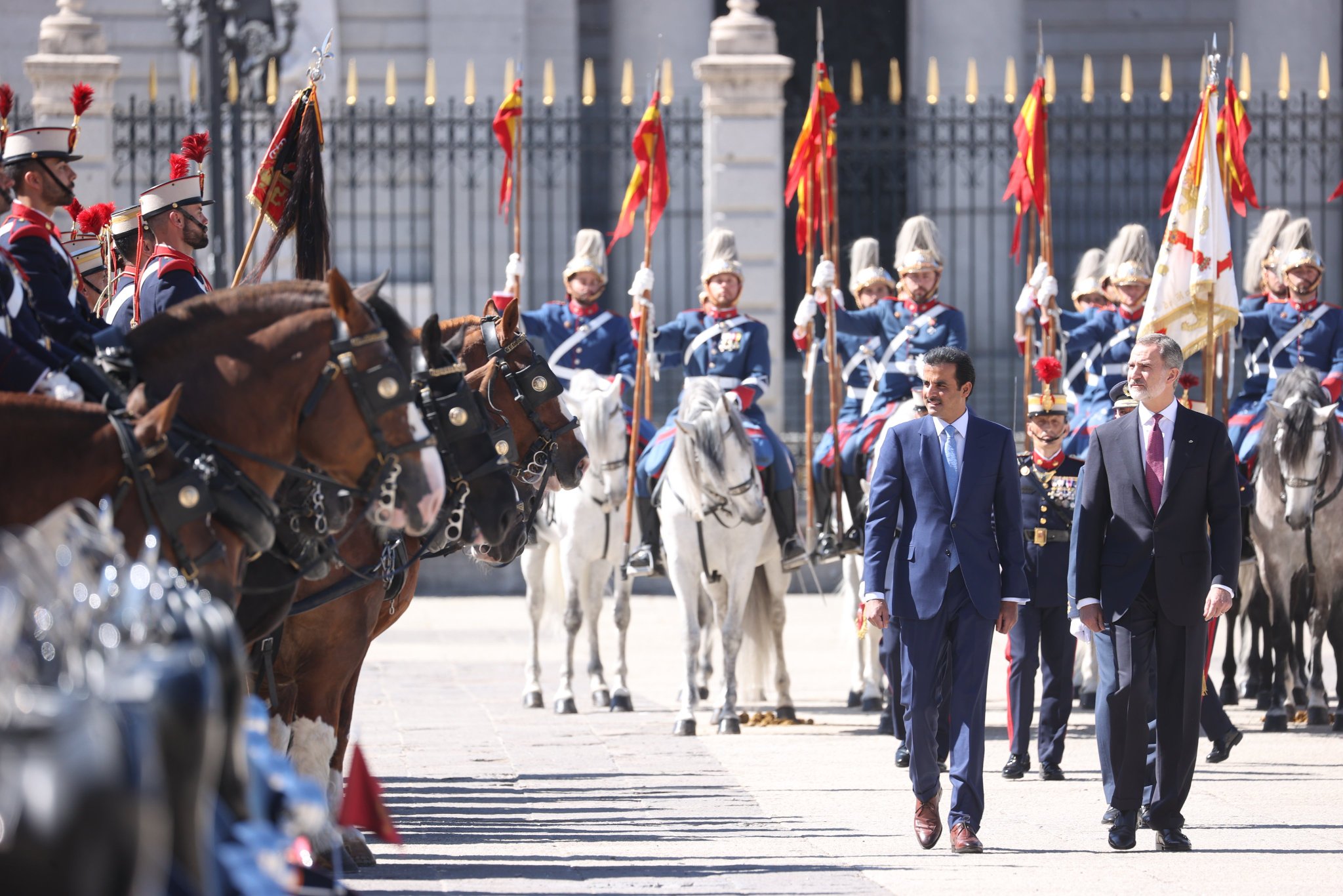 Visita del Emir de Qatar a España en 2022