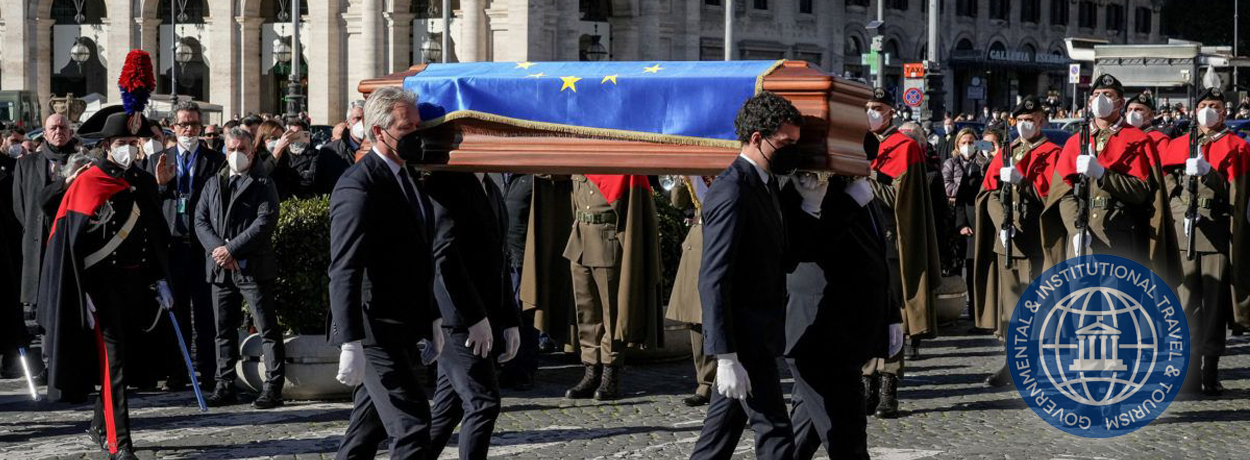 El funeral de David Sassoli: Una solemne despedida por parte de altos representantes internacionales